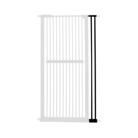 Lumizone Extra Tall Cat Gate Extension Kit 61.02" High Pressure Mounted 4.13" Extra Wide 1.37" Gap No Drilling Tall Pet Gate for Dogs (Black, 4.13"/10.5cm)