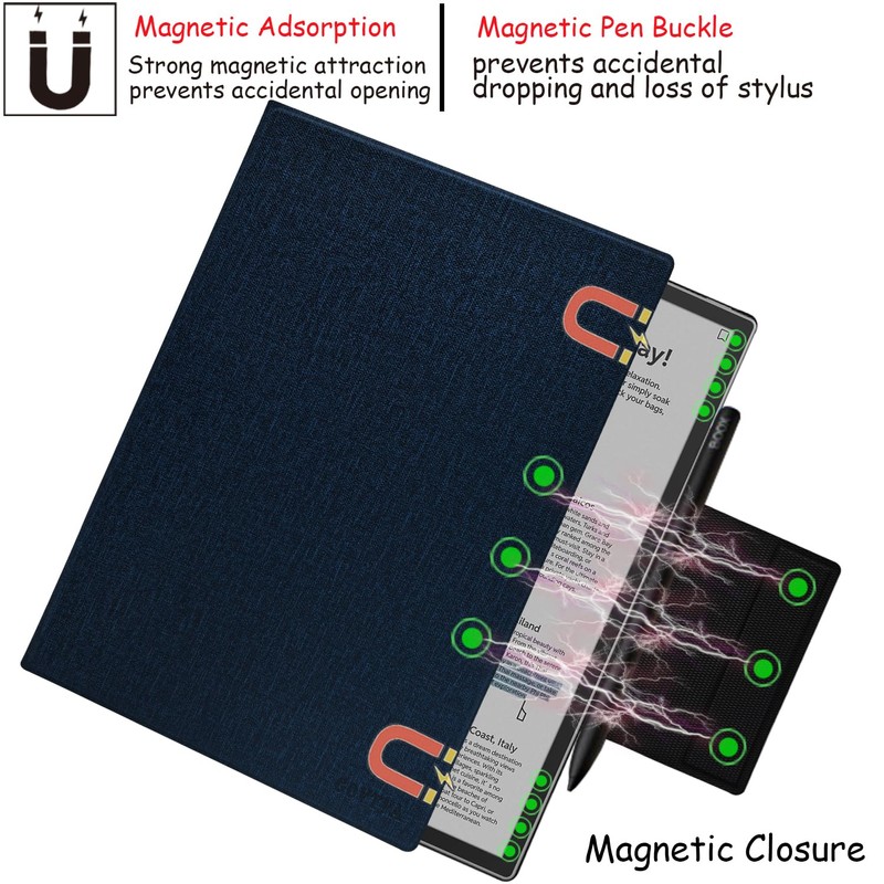 GOVTVA Magnetic Stand Case for Onyx Boox Tab X C