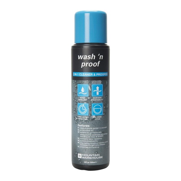 Mountain Warehouse Wash N Proof 60ml -Breathable Repeller Spray One
