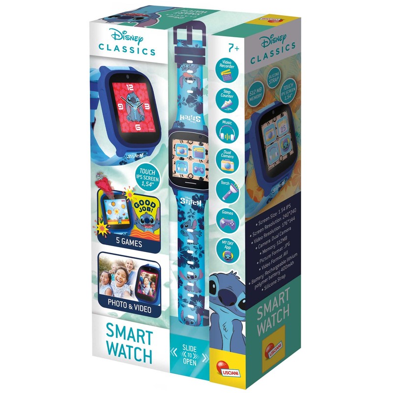 Lisciani - STITCH SMARTWATCH - Connected Watch For Children From
