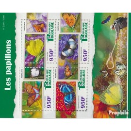 Togo 6993-6996 Sheetlet (complete. issue) unmounted mint/never hinged ** MNH 2015 Butterflies (Stamps for collectors) Butterflies