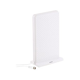 auvisio Radio Antenna DAB+: Active Indoor Antenna for DVB-T/T2/DAB/DAB+, +30 dB, LTE Filter, White (DAB Radio Antenna, Active Radio Antenna, Stereo System)