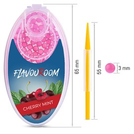 Flavouroom - Premium Capsules Set of 100 | DIY Passion Fruit Aroma Filter for Unforgettable Flavour | Includes Storage Box for Aromatic Click Balls (Passion Fruit)