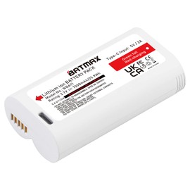 Batmax 1Pack USB-C Port Battery for WYZE Cam Pro Camera and Duo Cam Doorbell Outdoor/Indoor Camera