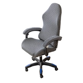 Gaming Chair Covers, Gaming Chair Cover, Set of 4, Office Chair Swivel Chair Cover with Armrests/Chair Back Cover, Stretchy Chair Covers for Computer Gaming Chair, Racing Style, Office Chair without