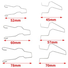 CANTONDZ 6 x headlight holder clamps, headlight dip beam headlight bulb holding spring clip clamp compatible with H1 H3 H4 H7 5ZHSFULLKIT