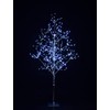 4' Silver Branch Tree Pure White LEDs