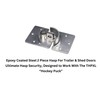 Trimax 2 Piece Trailer Door Hasp and Internal Shackle Door