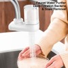 CLSSLVVBN Vertical Faucet Mount Water Filtration System Tap Water Treatment