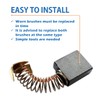 Assollve 4-Pack Replacement CB-153,CB-154,CB-155,CB-157,CB-161,CB-163 Carbon Brushes for Makita Power Tools