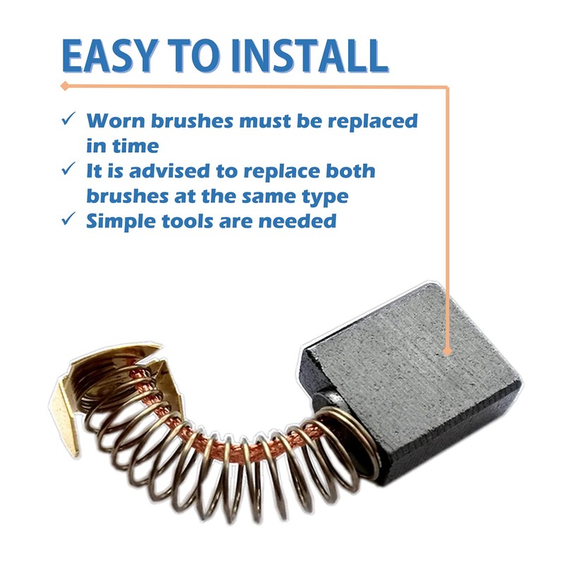 Assollve 4-Pack Replacement CB-153,CB-154,CB-155,CB-157,CB-161,CB-163 Carbon Brushes for Makita Power Tools