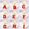 Retui Purple Green Dark Blue Letter A-Z Keychain for Women