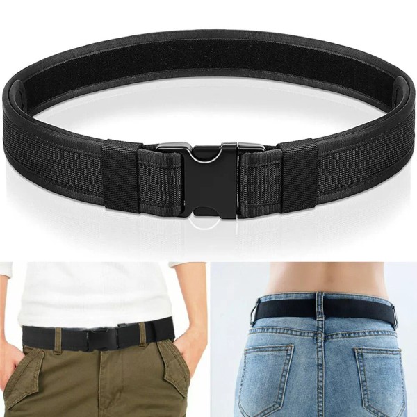 Unbranded Tactical Belt Military Quick Release Buckle 2" Heavy-Duty Nylon