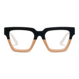 Peepers by PeeperSpecs Take a Bow - Black/Tan +0.00
