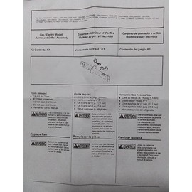 LP Burner For Norcold 1200, 1201, 1210, 1211 (4-door) (629013)(635614)