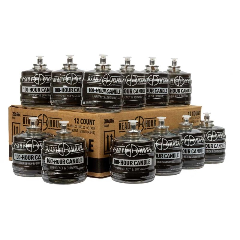 100-Hour Candle for Emergencies (12-Pack)