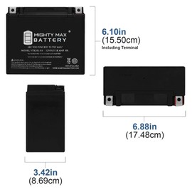 Mighty Max Battery YTX20L-BS Battery for Yamaha YFM700FG Grizzly 700 FI 4x4 07-12