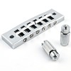 OVSAL Harmonica Tune-O-Matic Guitar Bridge, Solid Brass Electric Guitar Bridge