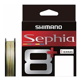 Shimano LD-E61T PE Line, Sepfia 8+, 32.8 ft (10 m) x 5 Colors, 684.4 ft (200 m), No. 0.4