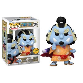 Funko Pop One Piece + Protector: Pop! Animation Vinyl Figure (Gift Set Bundled with ToyBop Brand Box Protector Collector Case) (Jinbe Orange and Red Kimono Chase)