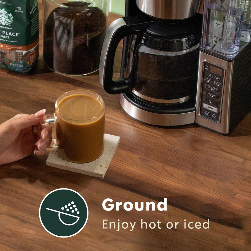 Starbucks Ground Coffee, Dark Roast Hot or Iced Coffee, French