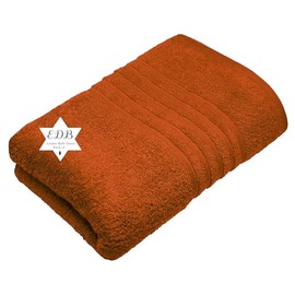 Extra Large XL 100% Cotton Super Soft Terry Toweling Jumbo Bath Sheets (600-GSM) Premium Quality Towels (90x170cm) (Orange, 1)