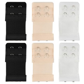 Women's Bra Extender White Black and Skin Colour
