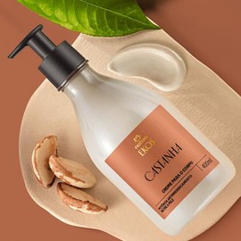 Natura EKOS Castanha Polpa para el Cuerpo, Accin Anti Resequedad, Vegana, con Aceite de Castaa, 400ml                                                 