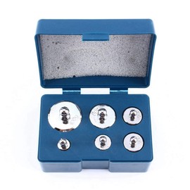 Calibration Weight Kit 205g Total Precision Scales Calibration Weight 5g 10g 20g x 2 50g 100g Calibration Weights with Tweezers Plastic Storage Case for Scales, #200