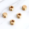 5 PCS 1/4" NPT Male Pipe Plug Fitting Set Brass
