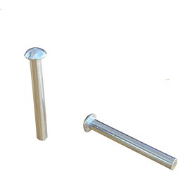 GIFTED LUGAR 5 Piece 6 x 50 mm Shovel Handle Rivet Pin Replacement, Half Round Head Rivet for Garden Shovel, G-S5-GAR