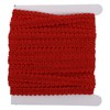 Red Polyester Braid Trim Ribbon, 15 Yards for Sewing, Home
