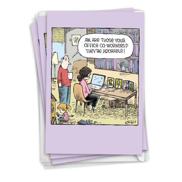 NobleWorks Pack of 3 Funny Administrative Professionals Day Greeting Cards