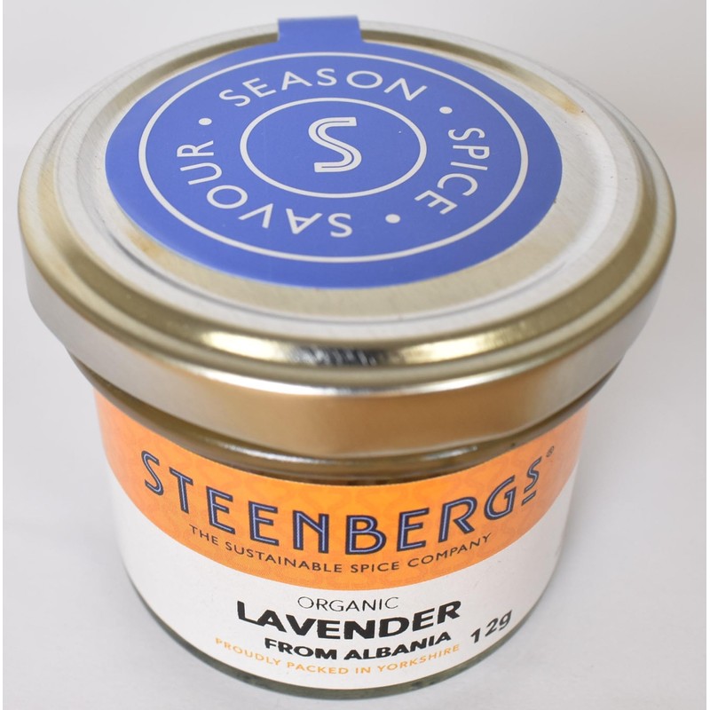 Steenbergs Organic Lavender Dried Flower Standard Jar 12g