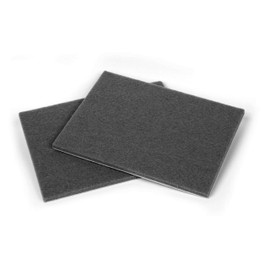 Slipstick Premium Wool Felt Sheet Furniture Pads/Floor Surface Protectors (6 Inch x 1-1/2 inch) Includes 2 Large Felt Pad Blankets with Self Stick Backing, Gray, CB161