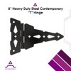 Advantage Industries 8” Self-Closing “T” Hinge | Industrial Stainless-Steel Gate