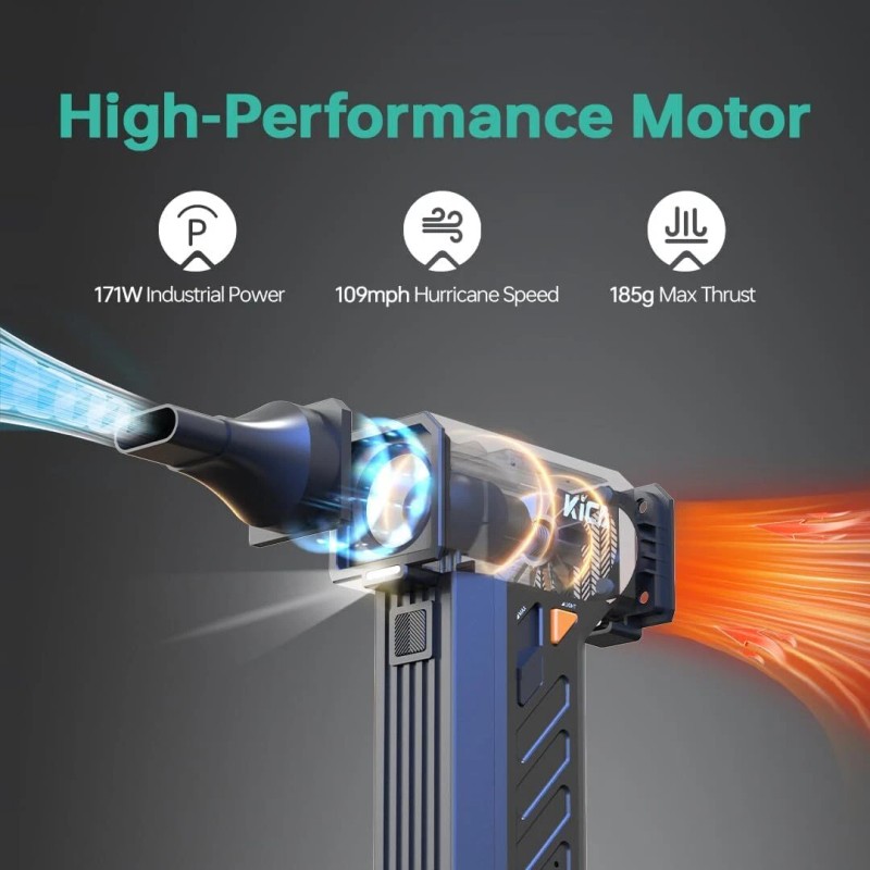 KICA Electric Powerfull Air Duster Blower for Car Detailing Tool