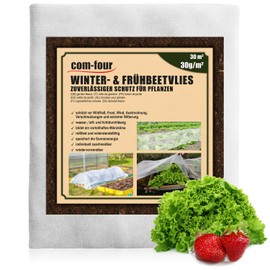 com-four® Cold frame fleece, garden fleece and poly tunnel as year-round protection and growth aid