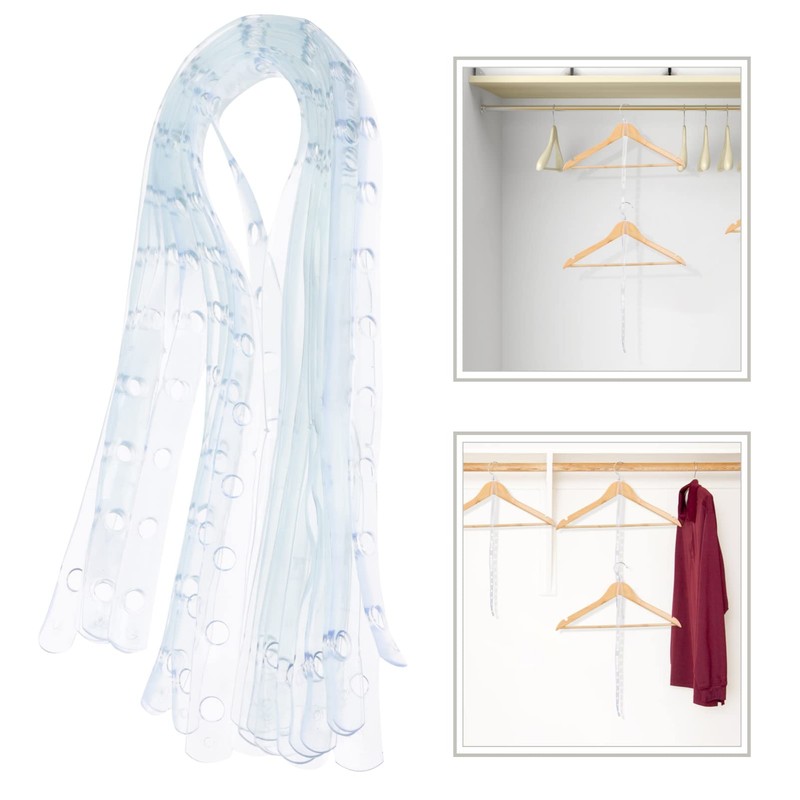 20pcs Display Hanger Strips Coordinate Heavy Weight with Holes Space
