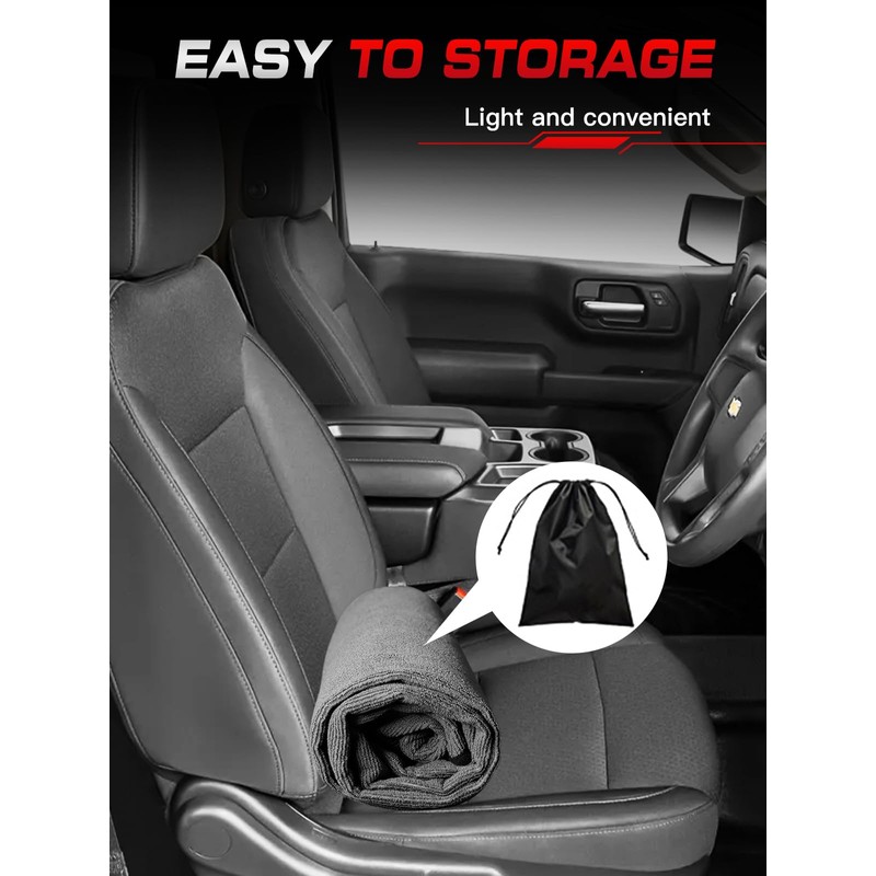 TESFEEL Car Seat Cover Towel, Waterproof Terry Cloth Car Seat
