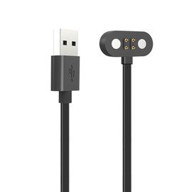 Replaceable Magnetic Charging Cable for Run Plus Wireless Bluetooth Bone Conduction Headphones - T-Shaped 4pin