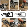 AIMALL Portable 7-in-1 Stainless Steel Tool Card, EDC Multi-Function Tool