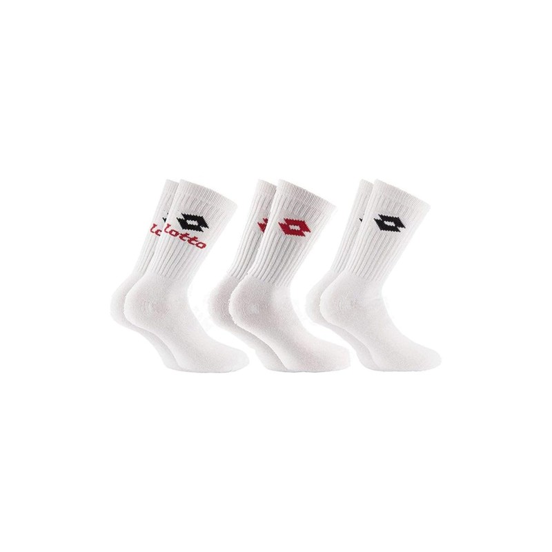 Lotto, 12 Pairs Unisex Tennis Socks Made of Breathable, Soft