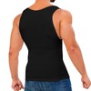 Gleefeat Mens Shapewear Mens Compression Shirt Tummy Control Undershirt Men