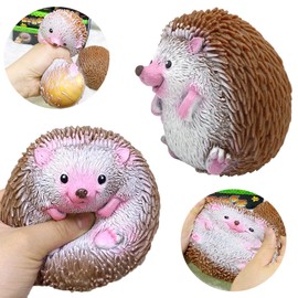 Stress Ball Sensory Squishy Fidget Anti Squeeze Tension Relief Stretchy Hedgehog Balls for Adult Kids, 1 Pcs