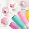 KIKIGOAL Juego de 19 Botellas de Viaje de Silicona, Contenedor