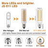 TZHILAN JDE11 Led Bulbs, 120V 50W Halogen Equivalent Dimmable,T3 T4