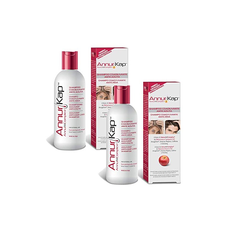 Annurkap Coadiuvante Anticaduta Shampoo 2 Packs of 200ml