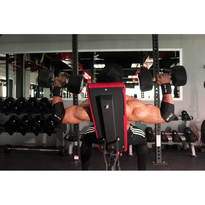 FELTER FITNESS Coderas, Vendas para Codo Ideales para Gym, Crossfit,