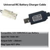 9.6V NiMH/NiCd Battery Charger Cable with Standard Tamiya Plug Compatible